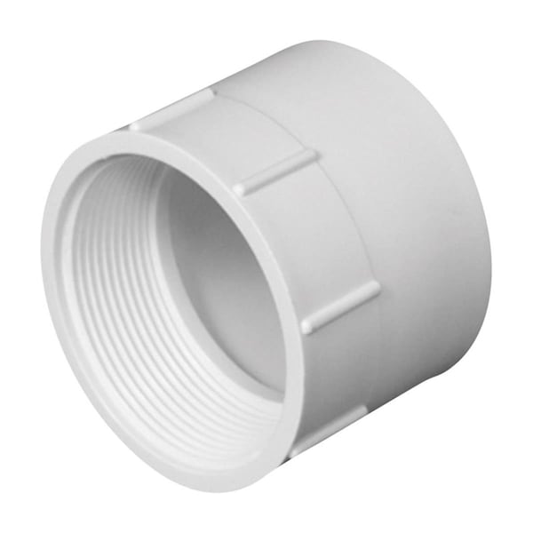 Charlotte Pipe And Foundry Charlotte Pipe Schedule 40 4 in. Hub x 4 in. Dia. x FPT PVC Adapter 4913182 - main